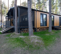 Коттедж с бассейном в Palasuomi