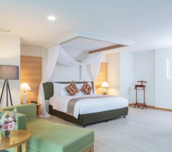 Двухместный люкс Space Zone Presidential 1-Bed двуспальная кровать в Baiyoke Sky Hotel