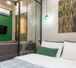 1-комнатные апартаменты студия Хрустальный Лес в Rasko Home