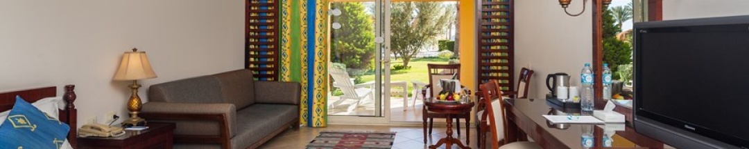 Номер Superior с балконом и с видом на сад в Sentido Caribbean World Soma Bay