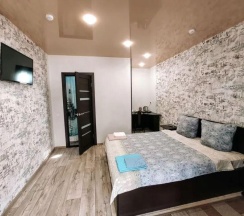 Номер стандарт с 1 двуспальной кроватью в Shokolad inn