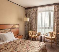 Бизнес с одной большой или двумя раздельными кроватями в Cosmos Moscow VDNH Hotel