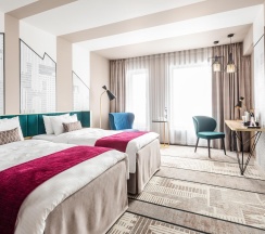 Номер стандарт с 2 односпальными кроватями, вид на озеро в Mercure