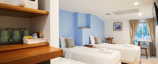 Трёхместная студия в Sabai Sathorn Service Apartment
