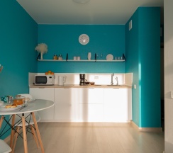 Апартаменты студия Бирюза ApartaMIA в Семейный уголок