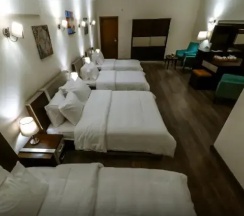 Номер Семейный в Pyramid Edge Hotel & Exclusive Pyramids View Rooftop
