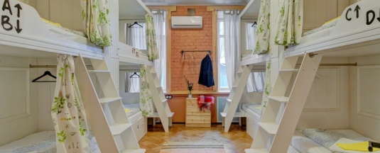 8 местный общий DORM(№1) в Good Mood Hostel