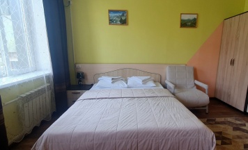 Двухместный номер с двуспальной кроватью в Hotel юг