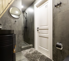 №3 A-Frame 60m2 с купелью (оснащение дома, стоимость купели и бани см. Подробнее) в Les holidays