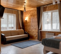 1-комнатный коттедж улучшенный с верандой (1,2,3,4) в ТайGa