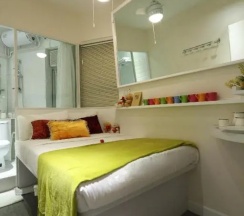 Двухместный номер Mini Apple двуспальная кровать в Apple Inn (Causeway Bay)
