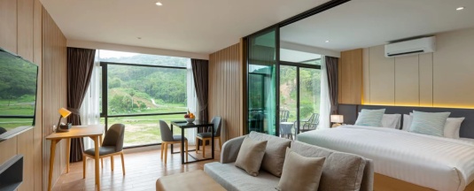 Двухместный номер Deluxe Premium двуспальная кровать в Wyndham Garden Naithon Phuket