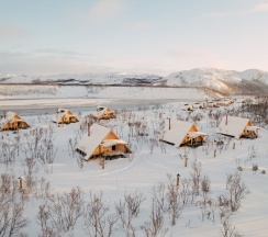 АРК-шале ПРЕМИУМ 4 SNGL 1line (sea view) в Titovka arctic river park