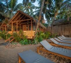 Бунгало рядом с пляжем в Goa Cottages Agonda