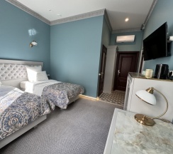 Двухместный номер Aquamarine с 2 односпальными кроватями в Green place