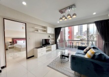 Апартаменты c 1 комнатой в Modern Unit at Lumpini,Sathon by Sabai