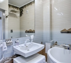 Двухместные апартаменты 11 с видом на парк двуспальная кровать в Exclusive Hotel&Apartments