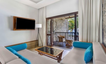 Двухместный номер Deluxe с видом на океан 2 отдельные кровати в Kempinski Seychelles Resort