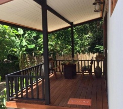 Двухместный номер Standard с видом на сад двуспальная кровать в Thai Terrace Bungalow