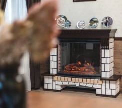 Номер Deluxe с красивым видом из окна в Плёсский Банный Дом