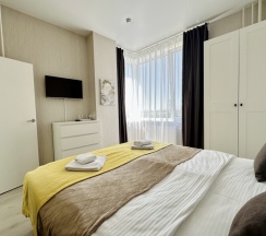 Видовая студия Делюкс с балконом 657 (5.2) 9 эт в Nv Hotel