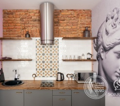 Улучшенный двухместный номер Ирландия в Sokroma Cканди Лофт