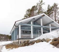 Коттедж улучшенный (Синий дом) в Forrest Lodge Karelia