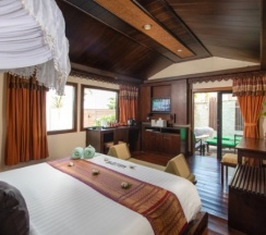 Двухместная вилла с бассейном Junior двуспальная кровать в Отель Panviman Resort Koh Phangan