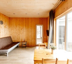 Шале баня в Северное сияние