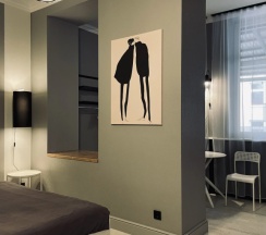 Двухместный люкс Superior с видом на город (двуспальная кровать) в Loft