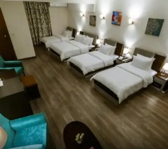 Номер Семейный в Pyramid Edge Hotel & Exclusive Pyramids View Rooftop