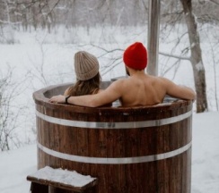 Дом Лебовски с фурако и камином 1-2 гостя. Побеги в Побеги