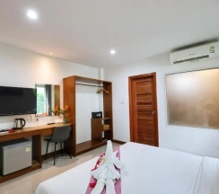 Двухместный номер Deluxe с видом на сад двуспальная кровать в Horizon Beach Resort Koh Jum