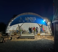 Шатер Дюна до 60 посадочных мест. в Боровск сити кемпинг