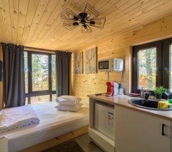 Мини-дом на двоих с панорамными окнами в Дурыкино