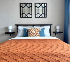 Апартаменты с панорамным видом на 13 этаже в Призма