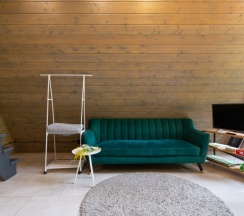 №5 A-Frame 50m2 с купелью (оснащение дома, стоимость купели и бани см. Подробнее) в Les holidays