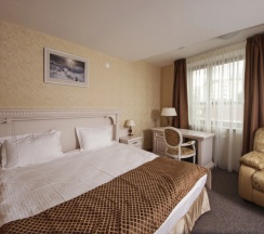 Двухместный люкс двуспальная кровать в Отель Виктория на Замковой