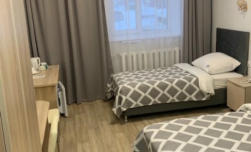 Номер стандарт с 2 односпальными кроватями (с завтраком) в Жемчужина