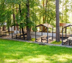 Номер комфорт семейный с 1 двуспальной кроватью в Уральские зори
