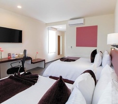 Двухместный номер Preferential двуспальная кровать в Hotel Misión Puebla Angelopolis