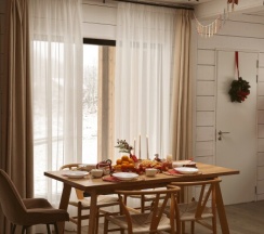 Семейный люкс с видом на реку (+чан у дома за доп плату) в Белые Ключи