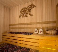 Коттедж《Тиффани делюкс》с сауной и "Банным чаном" (расположен в  Логиново) в Сканди хаус