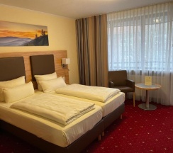 Двухместный номер Deluxe двуспальная кровать в Hotel Harburger Hof