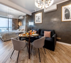 1-комнатные апартаменты люкс Морской переулок 1/1Б в Morskoy resort