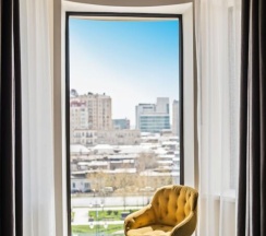 Двухместный номер Superior с видом на город двуспальная кровать в Отель Courtyard by Marriott Baku