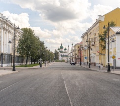Апартаменты с 2 комнатами с красивым видом из окна в Апартаменты Гости в историческом центре Ярославля зона ЮНЕСКО