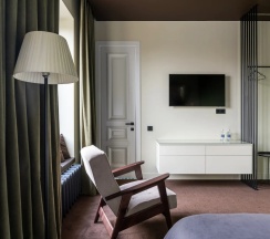 Двухместные апартаменты (двуспальная кровать) в Апартаменты Room Comfort plus Terrace в Nikolaev Building