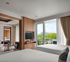 Residence с кухней с 2 комнатами с балконом в Splash Beach Resort