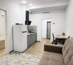 Апартаменты двухкомнатные (ЛЮКС) с балконом и красивым видом в Polikariya